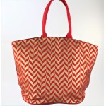 9201 - RED CANVAS TOTE BAG